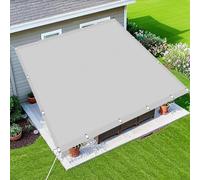 Voile d'ombrage UV Protection 3 x 10 m UV Protection avec Oeillets Tissu Polyester Multi Couleur et Taille Toile Ombrage Auvent pour Terrasses Balcons et Jardins, Blanc