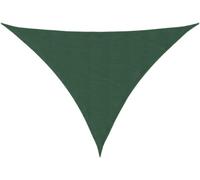Voile d'ombrage vert foncé 7 x 5 x 5 m 100 % polyester Oxford