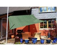 Voile d'ombrage verte 3,6 x 3,6 m