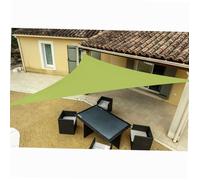 Voile d'ombrage verte triangulaire WERKA PRO 5 x 5 x 5 m
