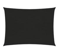 Voile d'ombrage - vidaXL - 3x4 m - PEHD 160 g/m² - Noir - Résistant aux UV et à la moisissure Noir G
