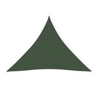 Voile d'ombrage - vidaXL - 4,5x4,5x4,5 m - PEHD 160 g/m² - Vert foncé - Triangulaire Vert G