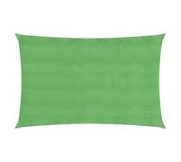 vidaXL Voile d'ombrage 160 g/m² vert clair 4x7 m HDPE