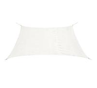 vidaXL Voile d'ombrage HDPE Rectangulaire 4 x 6 m Blanc