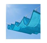 Voile d'Ombre Rétractable Forme U Anti-UV，Protection Patio Respirante, Toile HDPE Indéchirable, Kit de Montage Inclus, Parfaite pour Jardins & Terrasses(W0.8*L18m/W2.62*L59.05ft)
