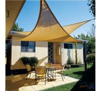 Voile D'Ombre Triangulaire Couleur Écru MT 3,6x3,6x3,6