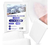 Voile Hivernage Plante Exterieur Tissu Non Tissé Plantes Hiver 1,1 x 5m Blanc Gel Récoltes 50g Croissance UV Légumes Bâche Jardin Potager Contre Le Froid Protection Anti-Gelées