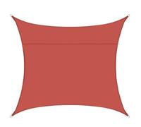 Voile imperméable Recle e Sail 2 x 4 m anti-UV pour extérieur, jardin, terrasse, balcon, pera - Cordes gratuites incluses - Bordeaux