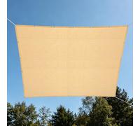 Voile Ombrage 1.4 x 4 m Anti UV Filet d'ombrage pour Serre Plusieurs Tailles pour La Couverture Végétale Serre Pergola Jardin Abri D'Auto Pet House Lawn Patio, Couleur Crème