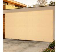 Voile Ombrage 1.9 x 2.9 m Anti UV Filet Anti Chaleur Extérieur Résistant pour La Couverture Végétale Serre Pergola Jardin Abri D'Auto Pet House Lawn Patio, Couleur Crème
