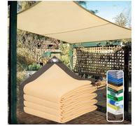 Voile Ombrage 1 Pièce 3x4m HDPE - Store Banne Para Soleil Terrasse Brise Vue Jardin - Filet Anti Chaleur Piscine Dupcheliry
