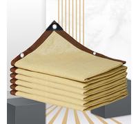 Voile Ombrage 6x4 Imperméable Filet d'ombrage Toile d'ombrage 3x4m Ombrage Terrasse Jardin des Fleurs Serre Grange ou Chenil Toit Couvre,beige-4x5m
