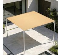 Voile Ombrage 80 x 550 cm Protection Solaire Filet d'ombrage avec Œillets pour La Couverture Végétale Serre Pergola Jardin Abri D'Auto Pet House Lawn Patio, Couleur Crème