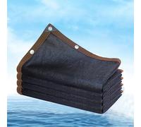 Voile Ombrage,HDPE Toile D'ombrage Pergola Serres Filet D'ombrage,Protection Rayons 60-75% UV Filet D'ombrage,pour La Couverture VéGéTale/Jardin/Voitures/Terrasse/Camping,Noir,6x10m