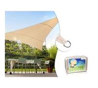 Voile ombrage en triangle GreenBlue GB502 3m (Beige)