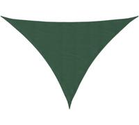 Voile parasol tissu oxford triangulaire 5x6x6 m vert foncé