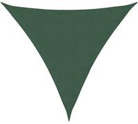 Voile parasol tissu oxford triangulaire 6x6x6 m vert foncé