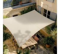 Jardiline - Voile d'ombrage rectangulaire RIVAGE 3 x 2 m Grège Qualité Premium