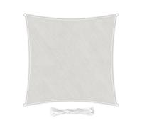 voile solaire carrée 4x4 m avec anneaux de fixation polyester perméable à l'air