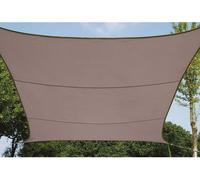 Voile Solaire Carrée Gris Taupe Ombrage élégant Et Protection Uv - Perel