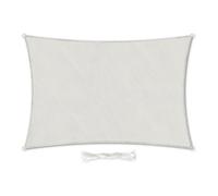 voile solaire rectangulaire 2x3 m avec anneaux de fixation polyester perméable à l 'air