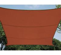 Voile Solaire - Rectangulaire - 4 X 3 M - Couleur : Terracotta