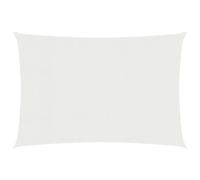 Voile Toile D'ombrage Parasol 160 G/M² 2,5 X 5 M Pehd Blanc Helloshop26 02_0009003 Multicolore