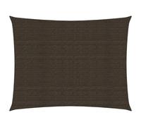Voile Toile D'ombrage Parasol 160 G/M² Pehd 2,5 X 4 M Marron Helloshop26 02_0009136 Multicolore