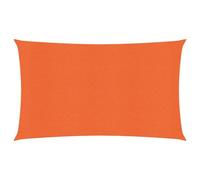 Voile Toile D'ombrage Parasol 160 G/M² Pehd 2 X 5 M Orange Helloshop26 02_0009238 Multicolore