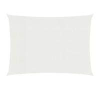 Voile Toile D'ombrage Parasol 160 G/M² Pehd 6 X 7 M Blanc Helloshop26 02_0009043 Multicolore