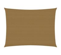 Voile Toile D'ombrage Parasol 160 G/M² Taupe 2,5 X 4 M Pehd Helloshop26 02_0009298 Multicolore