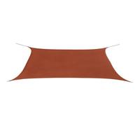 Voile Toile D'ombrage Parasol En Tissu Oxford Rectangulaire 4 X 6 M Terracotta Helloshop26 02_0008668 Multicolore
