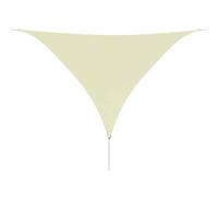 Voile Toile D'ombrage Parasol En Tissu Oxford Triangulaire 3,6 X 3,6 X 3,6 M Crème Helloshop26 02_0008669 Multicolore