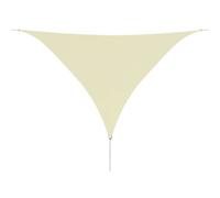 Voile Toile D'ombrage Parasol En Tissu Oxford Triangulaire 3,6 X 3,6 X 3,6 M Crème Helloshop26 02_0008669 Multicolore