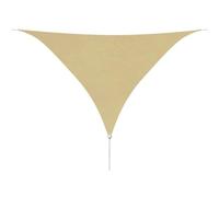 Voile Toile D'ombrage Parasol En Tissu Oxford Triangulaire 5 X 5 X 5 M Beige Helloshop26 02_0008673 Multicolore