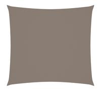 Voile toile d'ombrage parasol tissu oxford carré 4 x 4 m taupe Helloshop26 02_0