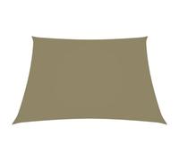 Voile Toile D'ombrage Parasol Tissu Oxford Rectangulaire 2,5 X 3 M Beige Helloshop26 02_0009549 Multicolore