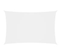 Voile Toile D'ombrage Parasol Tissu Oxford Rectangulaire 2 X 4,5 M Blanc Helloshop26 02_0009618 Multicolore