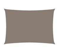 Voile Toile D'ombrage Parasol Tissu Oxford Rectangulaire 2 X 4,5 M Taupe Helloshop26 02_0009626 Multicolore