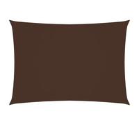 Voile Toile D'ombrage Parasol Tissu Oxford Rectangulaire 4 X 6 M Marron Helloshop26 02_0009701 Multicolore
