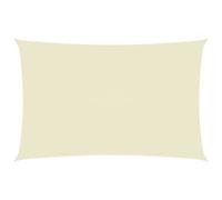 Voile Toile D'ombrage Parasol Tissu Oxford Rectangulaire 5 X 8 M Crème Helloshop26 02_0009729 Multicolore