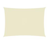 Voile Toile D'ombrage Parasol Tissu Oxford Rectangulaire 6 X 8 M Crème Helloshop26 02_0009744 Multicolore