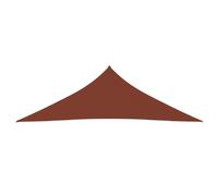 Voile toile d'ombrage parasol tissu oxford triangulaire 2,5 x 2,5 x 3,5 m 02_0009793