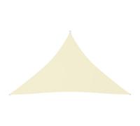 Voile Toile D'ombrage Parasol Tissu Oxford Triangulaire 2,5 X 2,5 X 3,5 M Crème Helloshop26 02_0009798 Multicolore