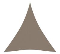 Voile Toile D'ombrage Parasol Tissu Oxford Triangulaire 3 X 3 X 3 M Taupe Helloshop26 02_0009825 Multicolore