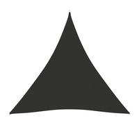 Voile Toile D'ombrage Parasol Tissu Oxford Triangulaire 4 X 4 X 4 M Anthracite Helloshop26 02_0009862 Multicolore