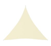 Voile Toile D'ombrage Parasol Tissu Oxford Triangulaire 4 X 4 X 4 M Crème Helloshop26 02_0009866 Multicolore