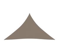 Voile Toile D'ombrage Parasol Tissu Oxford Triangulaire 4 X 4 X 5,8 M Taupe Helloshop26 02_0009883 Multicolore