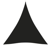 Voile Toile D'ombrage Parasol Tissu Oxford Triangulaire 4 X 5 X 5 M Noir Helloshop26 02_0009893 Multicolore