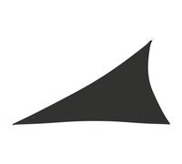 Voile Toile D'ombrage Parasol Tissu Oxford Triangulaire 4 X 5 X 6,4 M Anthracite Helloshop26 02_0009897 Multicolore